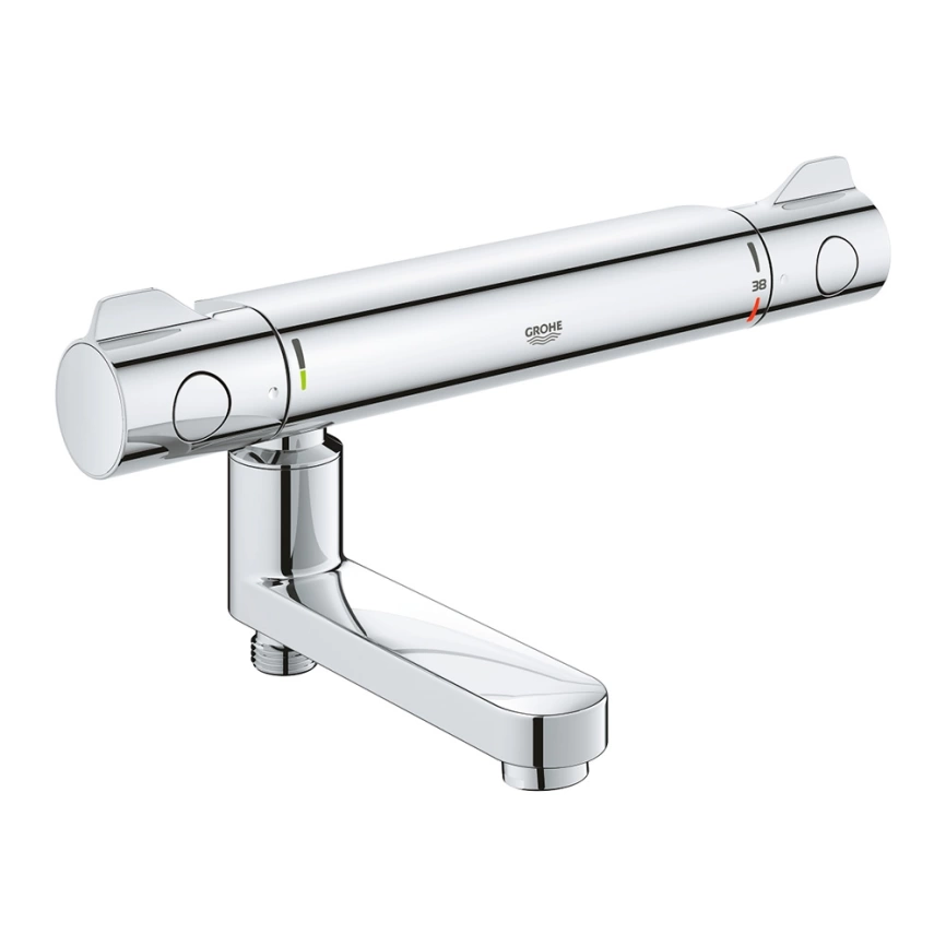 Излив поворотный Grohe 13450000 со встроенным переключателем, хром - фото 4
