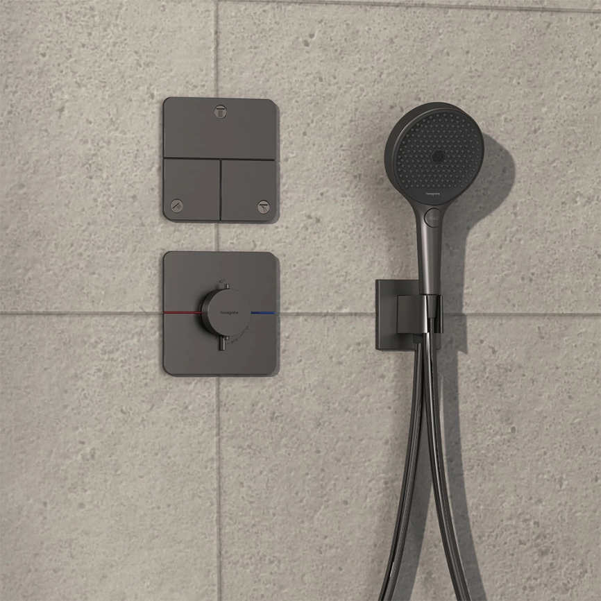 Переключатель потоков Hansgrohe ShowerSelect Comfort Q 15587340 графит - фото 1