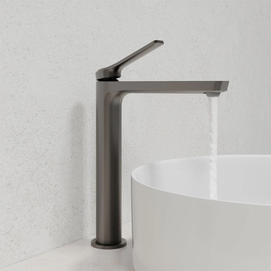 Смеситель для раковины Iddis Parker PARGM01i01 графит - фото 2