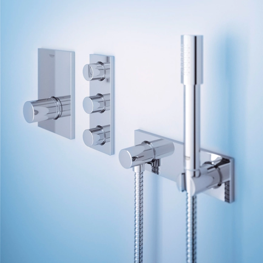 Шланговое подключение Grohe Grohtherm F 27621000 с держателем - фото 2