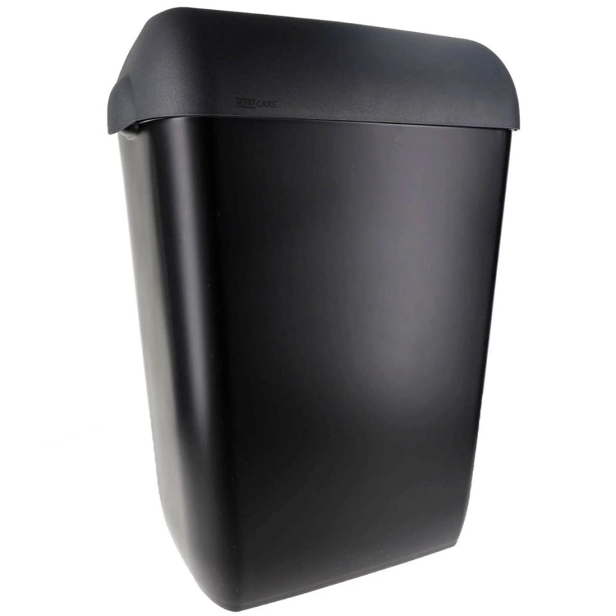Урна для мусора Breez A-741 черная с крышкой