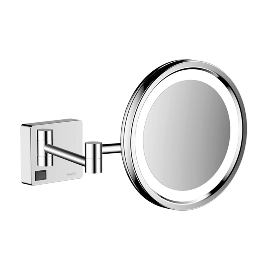 Косметическое зеркало Hansgrohe AddStoris 41790000 с подсветкой, хром