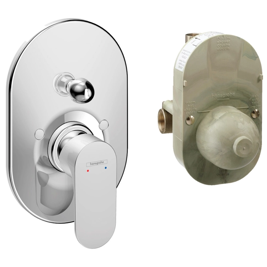 Смеситель для душа Hansgrohe Rebris S 72448000, хром - фото 1