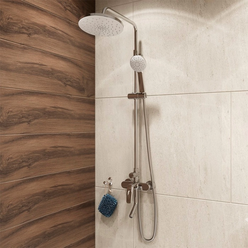 Душевая стойка IDDIS Male MALSB3Fi06, хром - фото 1