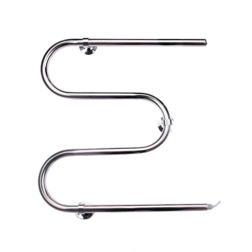 Полотенцесушитель электрический Олимп М 600x600, хром