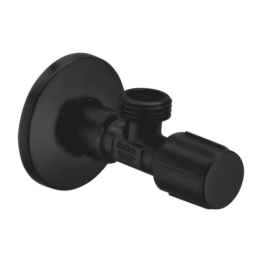 Вентиль угловой Grohe 1023422430 1/2 x 1/2 для подключения смесителей черный