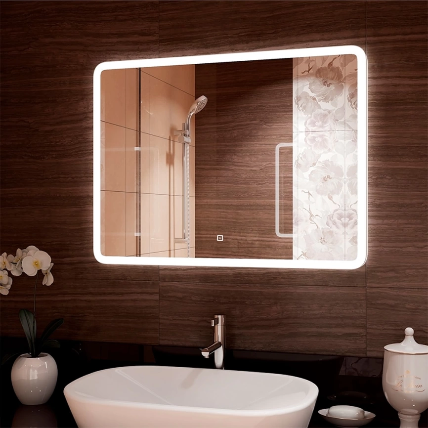 Зеркало навесное Continent Demure Led 900x700 c подсветкой - фото 2