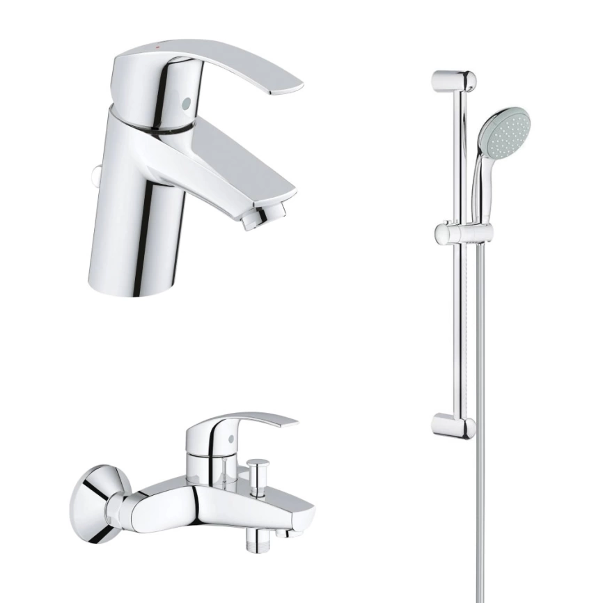 Набор смесителей Grohe Eurosmart 124446 с душевым гарнитуром