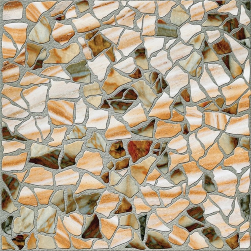 Керамогранит напольный глазурированный 33x33 М-Квадрат Мюнхен камни фото 1