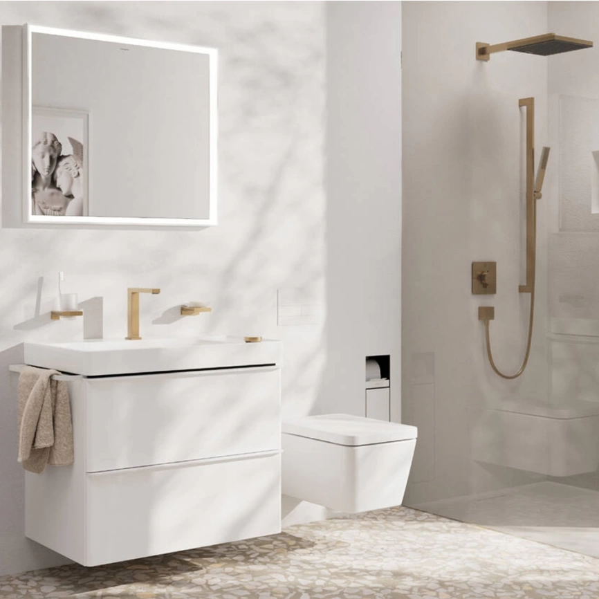 Кронштейн для верхнего душа Hansgrohe E 24337140 бронза - фото 1