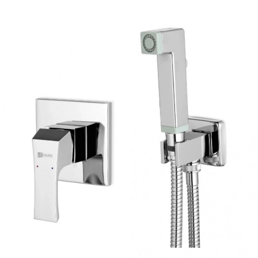 Смеситель с гигиеническим душем Lemark Unit LM4519C встраиваемый, хром