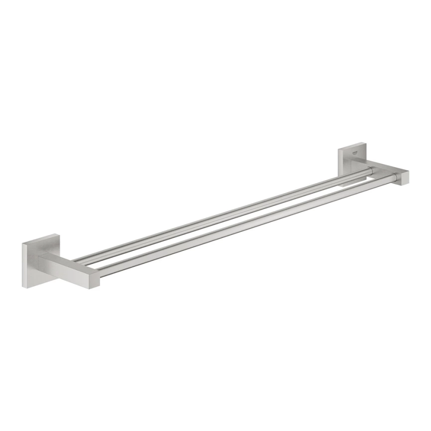 Полотенцедержатель двойной Grohe Start Cube 41104DC0 сталь