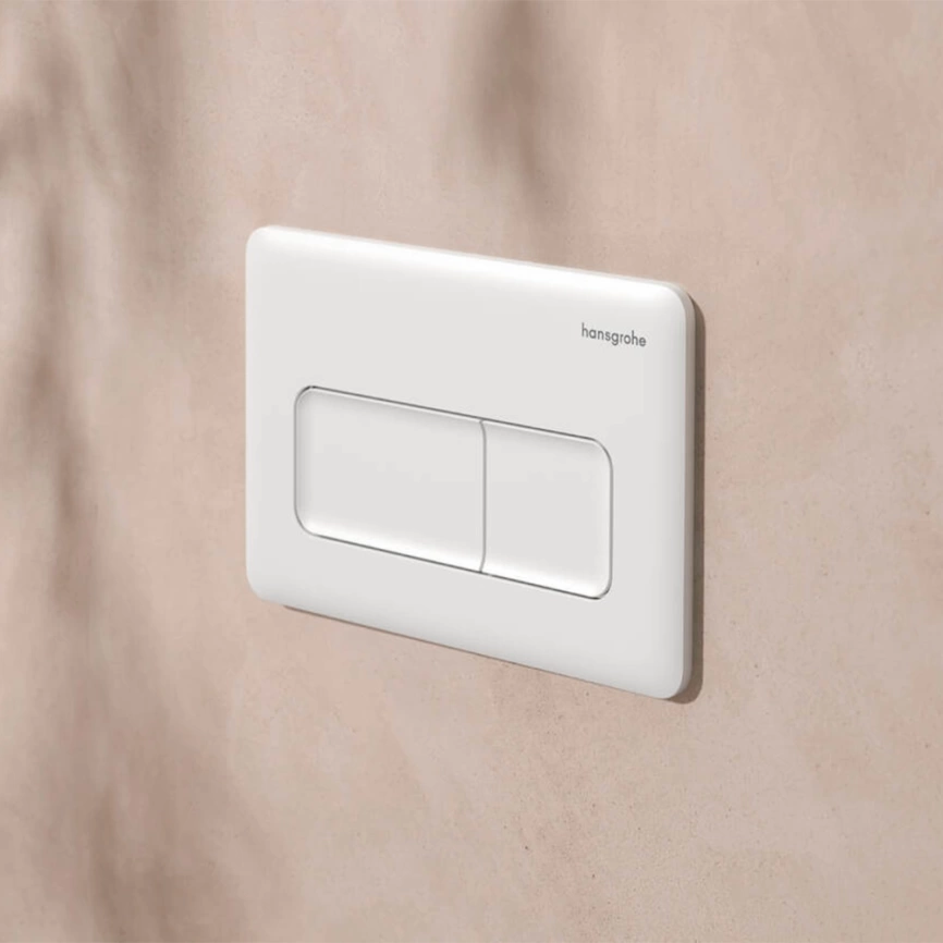 Панель смыва для инсталляции Hansgrohe iFrame Original Q 66001700 белая - фото 1