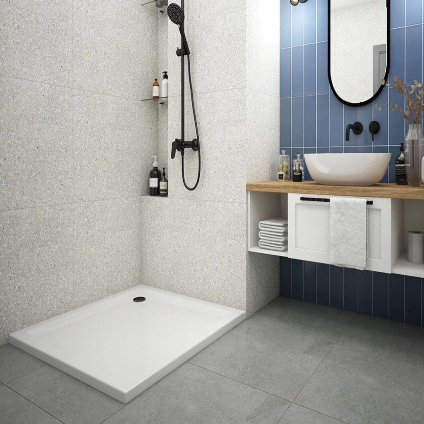 Душевой поддон акриловый 100x100 Метакам Apart квадратный - фото 10