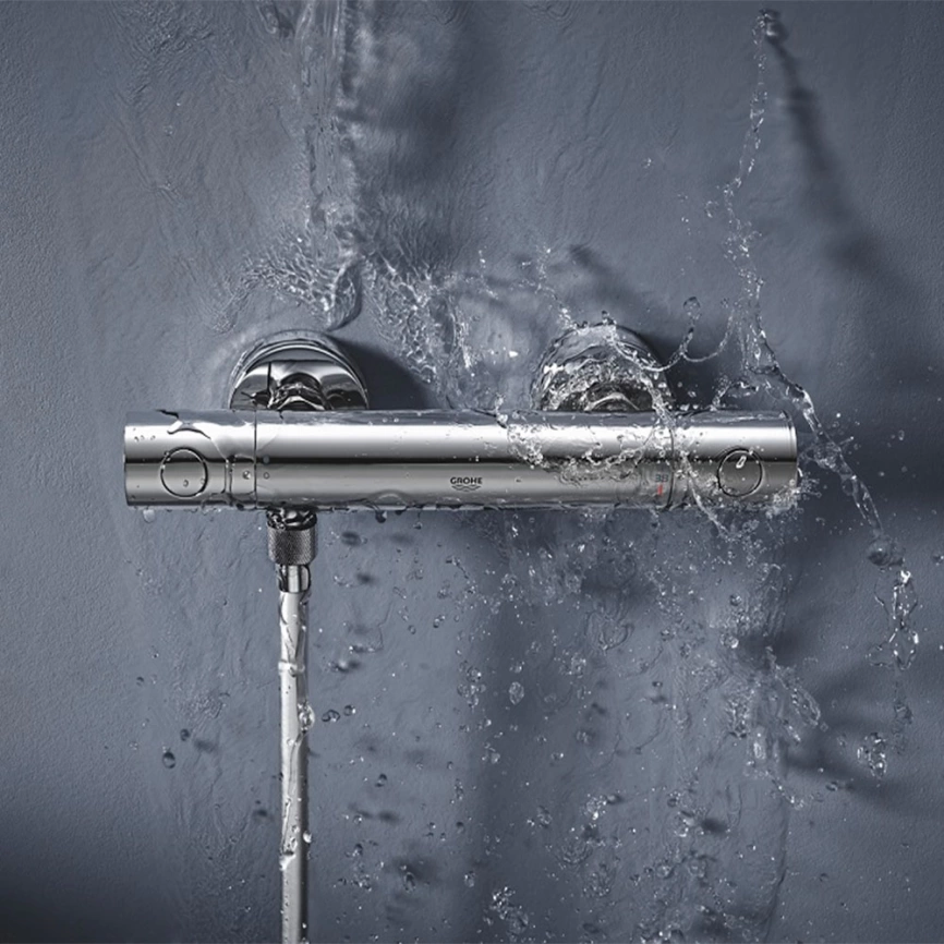 Смеситель для душа с термостатом Grohe Grohtherm 800 Cosmopolitan, 34765000 хром - фото 2