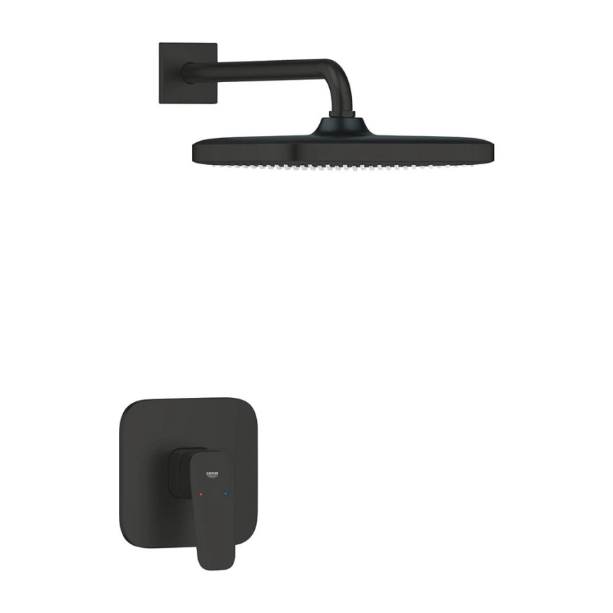 Душевой комплект Grohe Cubeo 1053342430 черная - фото 1