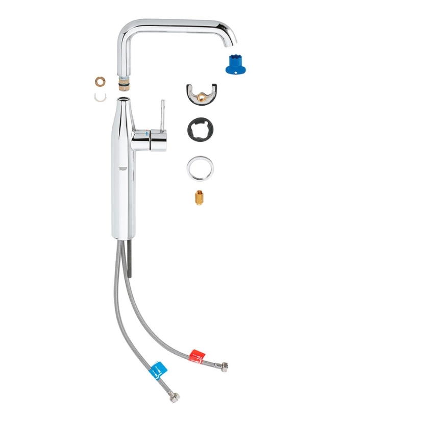 Смеситель для раковины Grohe Essence 32901001, хром - фото 2