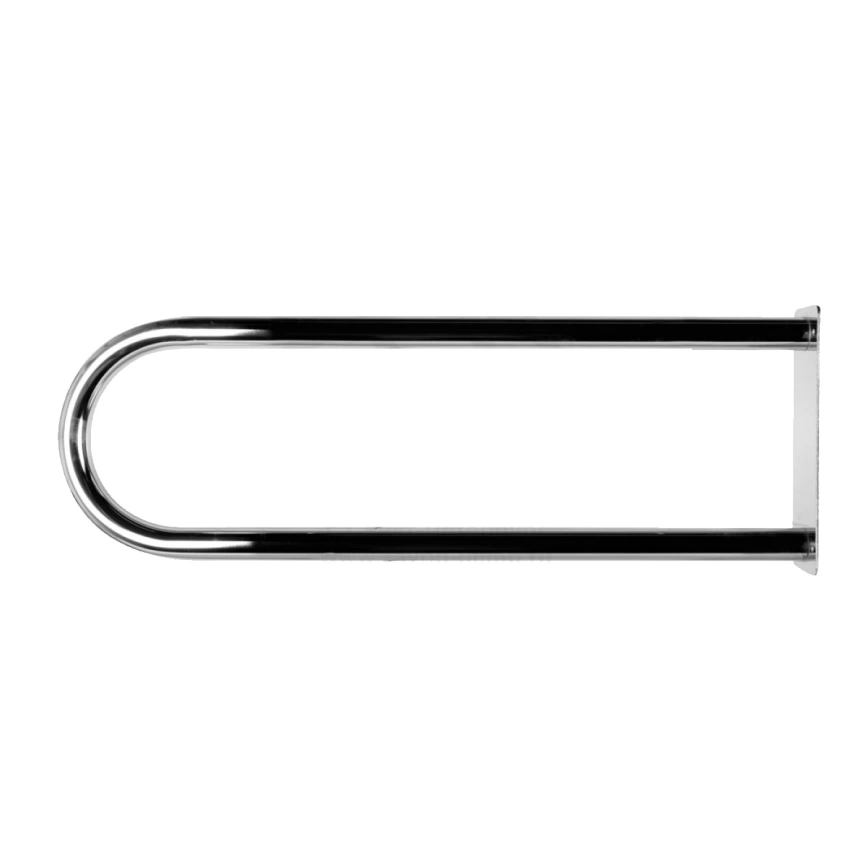 Поручень настенный для МГН Олимп 700x230 не откидной хром