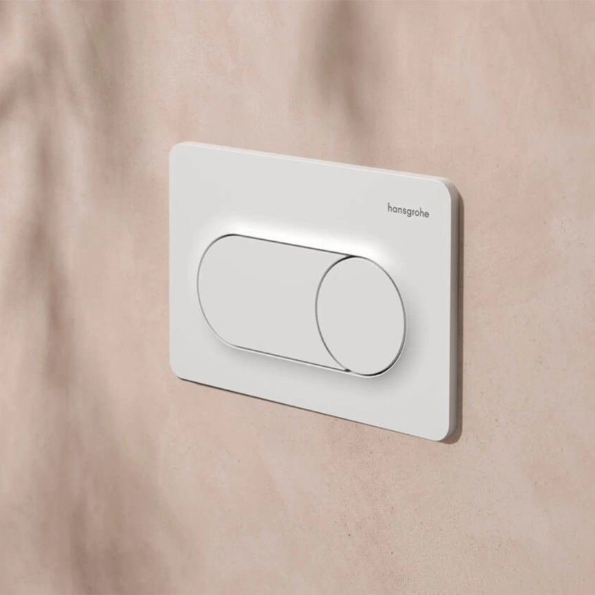 Панель смыва для инсталляции Hansgrohe iFrame Original S 66002700 белая - фото 1