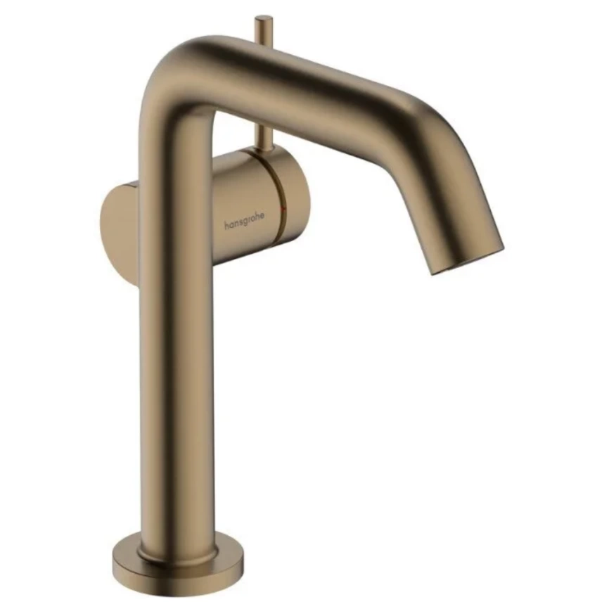 Смеситель для раковины Hansgrohe Tecturis S 73340140, бронза