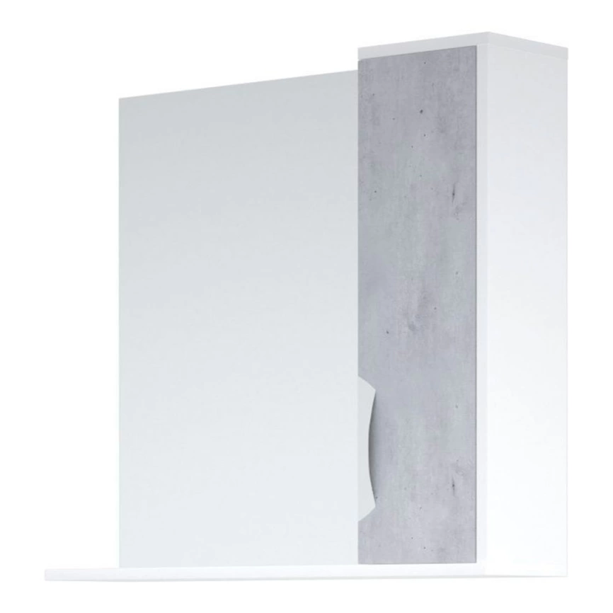 Зеркало-шкаф навесной Cetus Чикаго 65, серый - фото 1