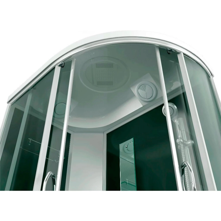 Душевая кабина 120x80 Erlit ER3512PL-C4-RUS левая тонированное стекло с низким поддоном - фото 1