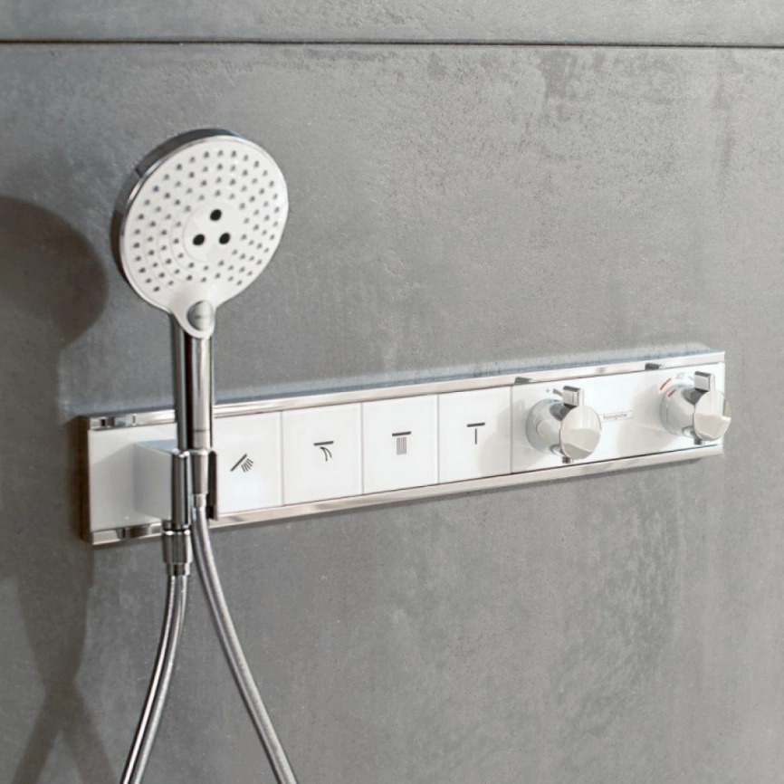 Cмеситель для душа Hansgrohe RainSelect 15356000 с термостатом - фото 1