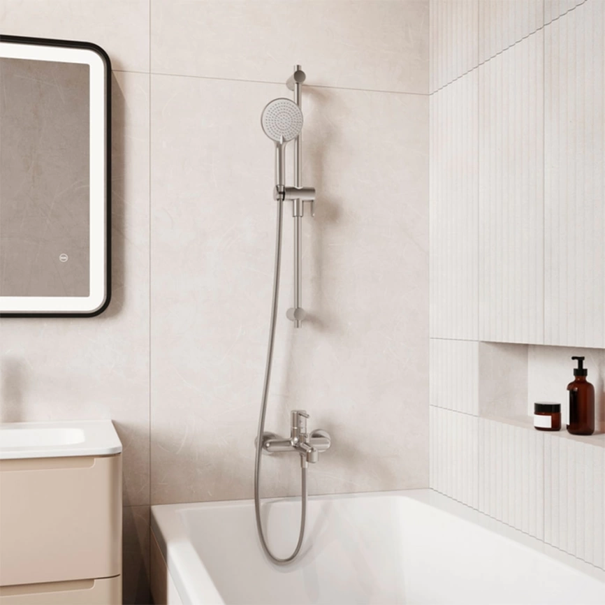 Смеситель для ванны Iddis Aiger AIGBC00i02WA, хром - фото 2