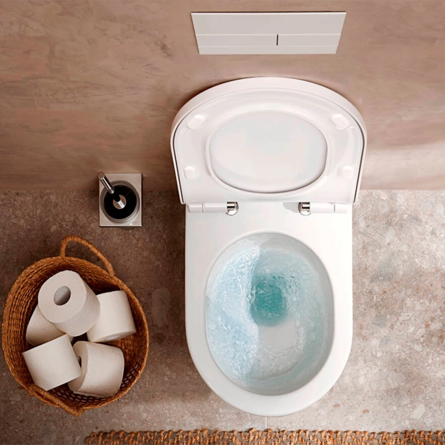 Унитаз подвесной Hansgrohe EluPura S 60193450 с сиденьем - фото 6