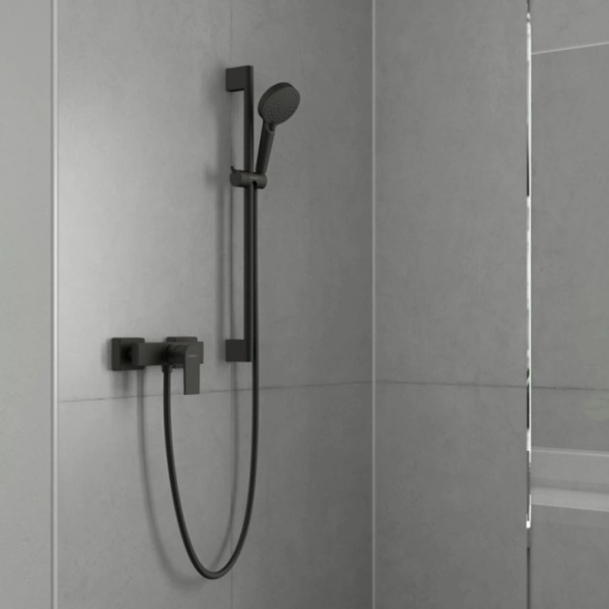 Смеситель для душа Hansgrohe Vernis Shape 71650670, черный - фото 1