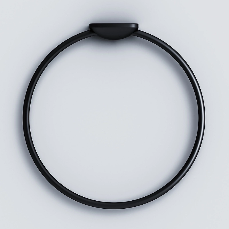 Кольцо для полотенец AM.PM Inspire V2.0 A50A34422, черный - фото 2