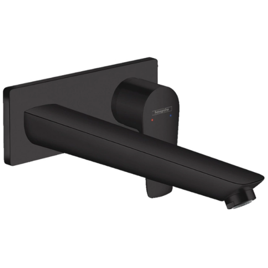 Смеситель для раковины Hansgrohe Talis E 71734670 настенный, черный