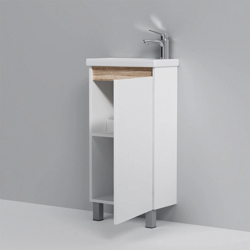 Тумба с раковиной напольная AM.PM X-Joy 45, белая - фото 3