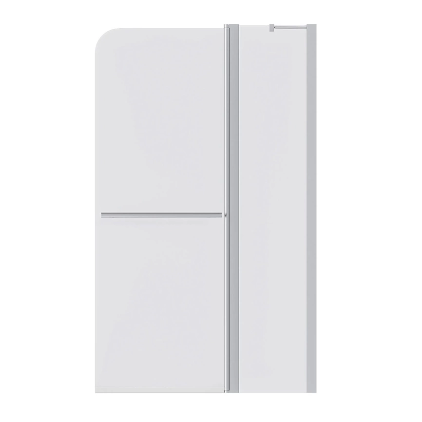 Штора на ванну из стекла 1Marka P-05 85x150 прозрачная