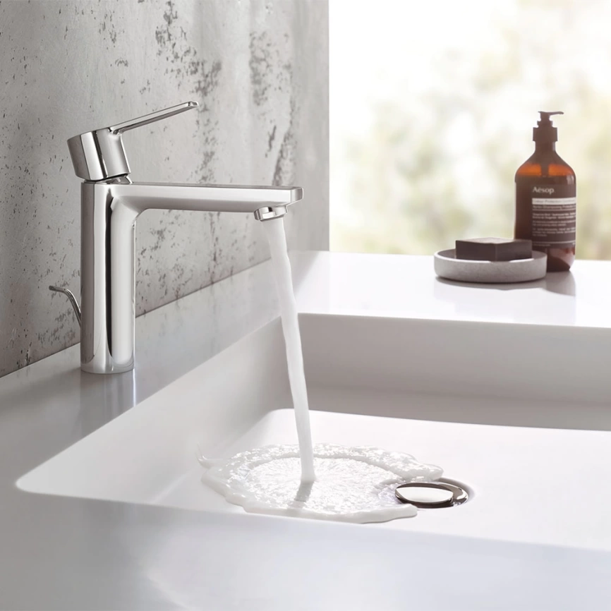 Смеситель раковины Grohe Lineare 32114001 хром - фото 4