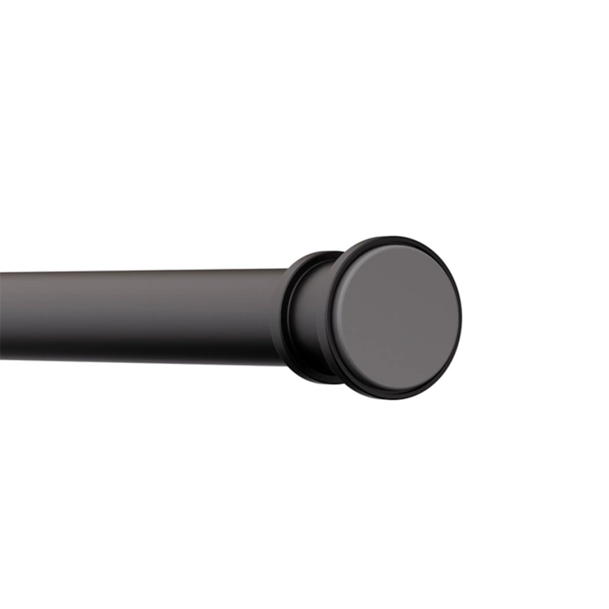 Карниз для штор в ванную Iddis Elegante RSB0120i14 прямой черный - фото 1