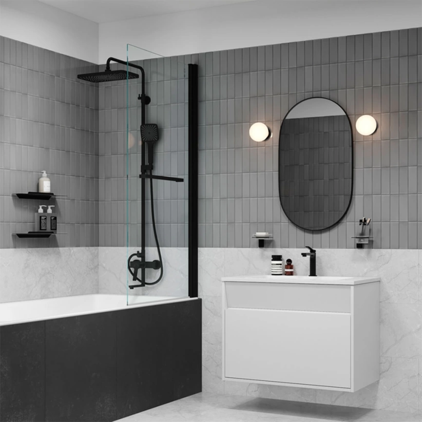 Душевая стойка Iddis Parker PARBL3Fi06, черный - фото 3