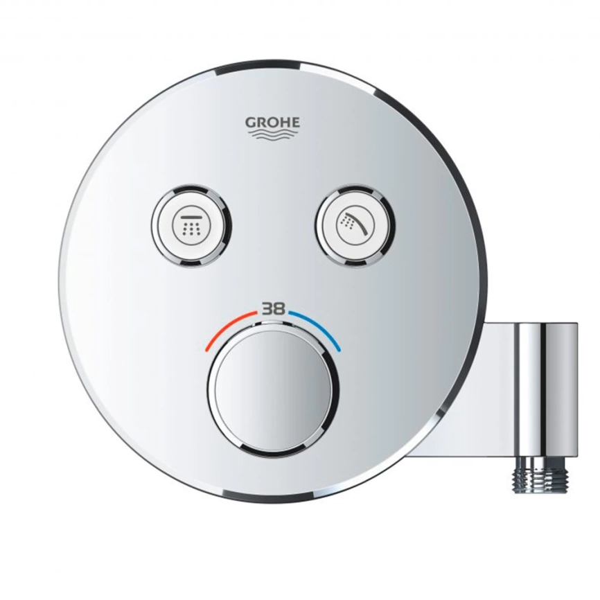 Внешняя часть смесителя для душа Grohe Grohtherm SmartControl 29120000 хром - фото 1