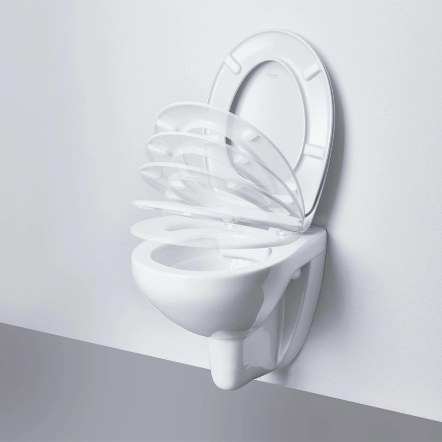 Сиденье для унитаза Grohe Bau Ceramic 39493000 с микролифтом - фото 3