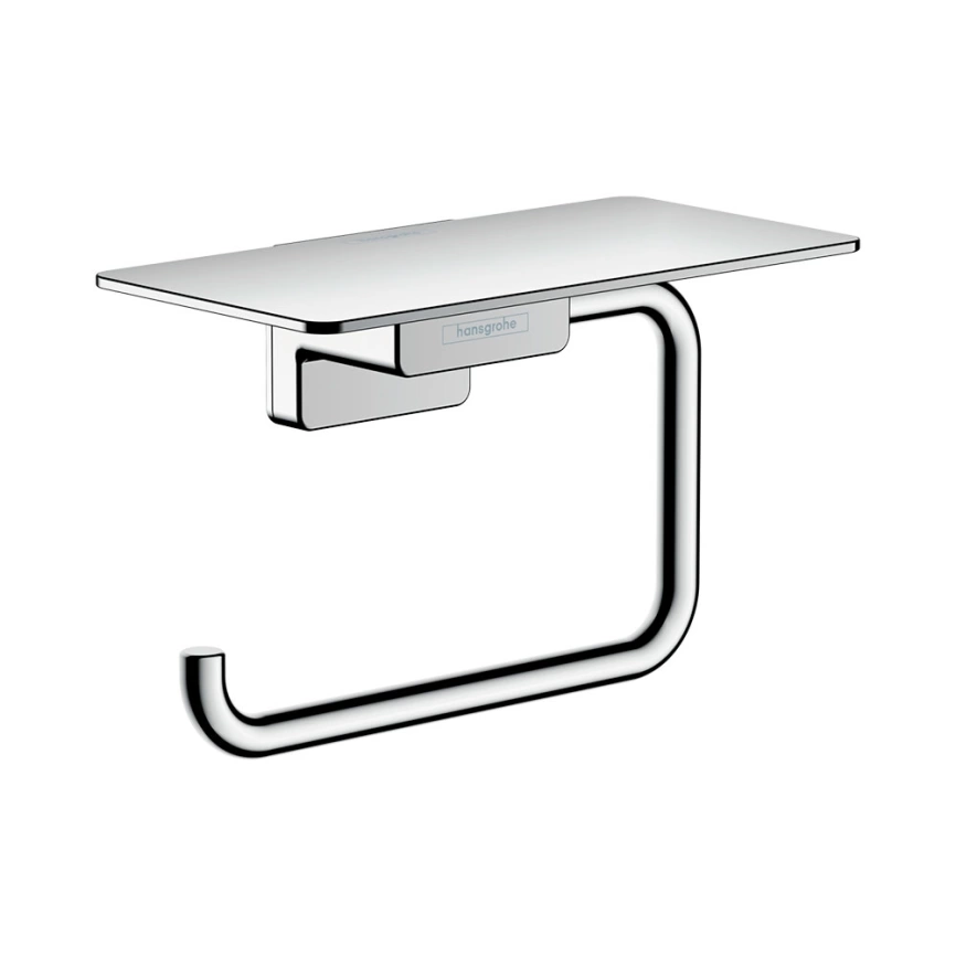 Держатель для туалетной бумаги Hansgrohe AddStoris 41772000 с полкой, хром