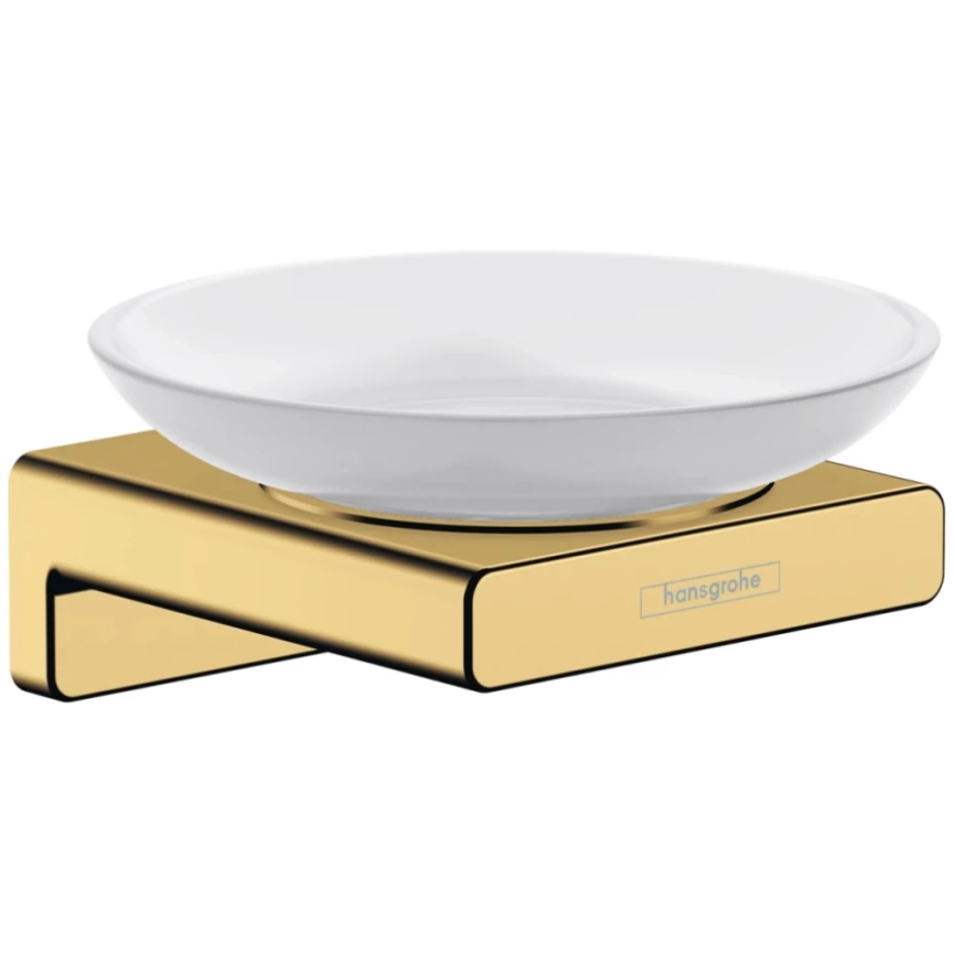 Мыльница в ванную Hansgrohe AddStoris 41746990, золотая