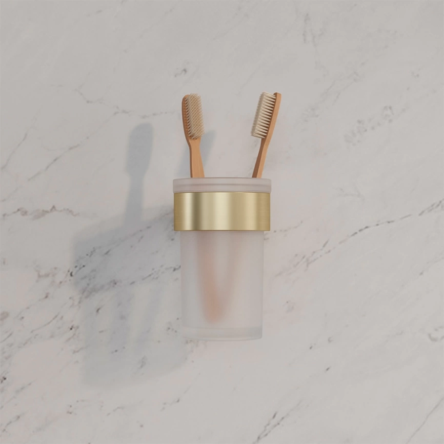 Подстаканник для зубных щёток Iddis Petite PETG0SGi45 золото - фото 2