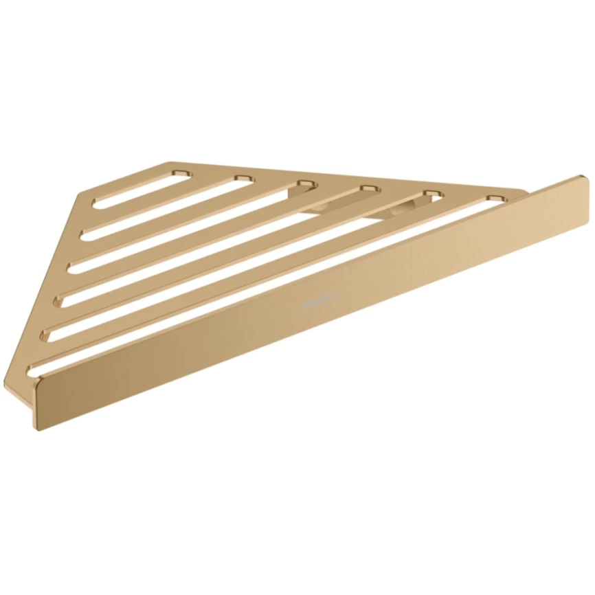 Полка угловая для ванной Hansgrohe AddStoris 41741140 угловая, бронзовая