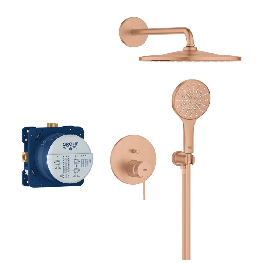 Душевой комплект Grohe Essence 25287DL0 бронза - фото 2