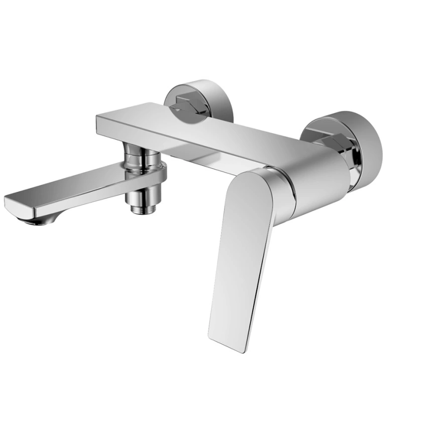 Смеситель для ванны Cetus Structura CSS6233533C с выдвижным коротким изливом хром