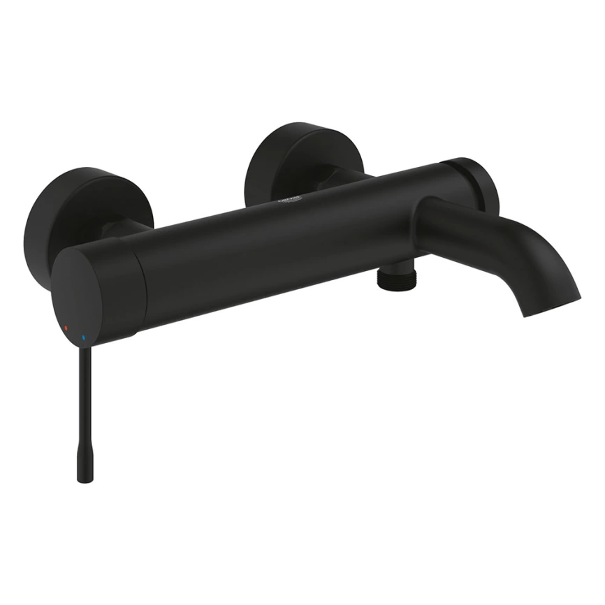 Смеситель для ванны Grohe Essence 25250KF1, черный