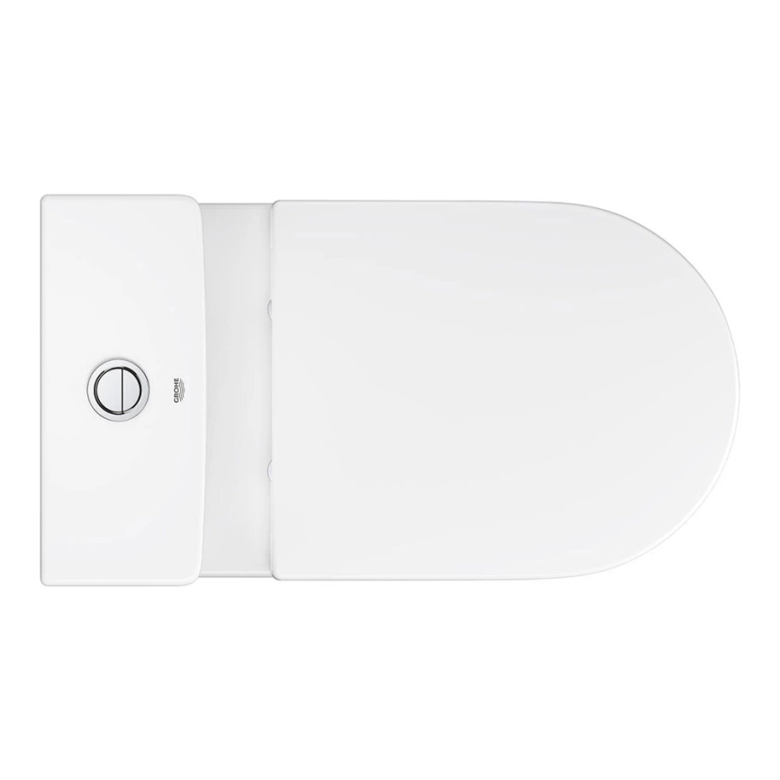Унитаз компакт Grohe Euro Ceramic 102513SH00 с бачком и сиденьем белый - фото 3