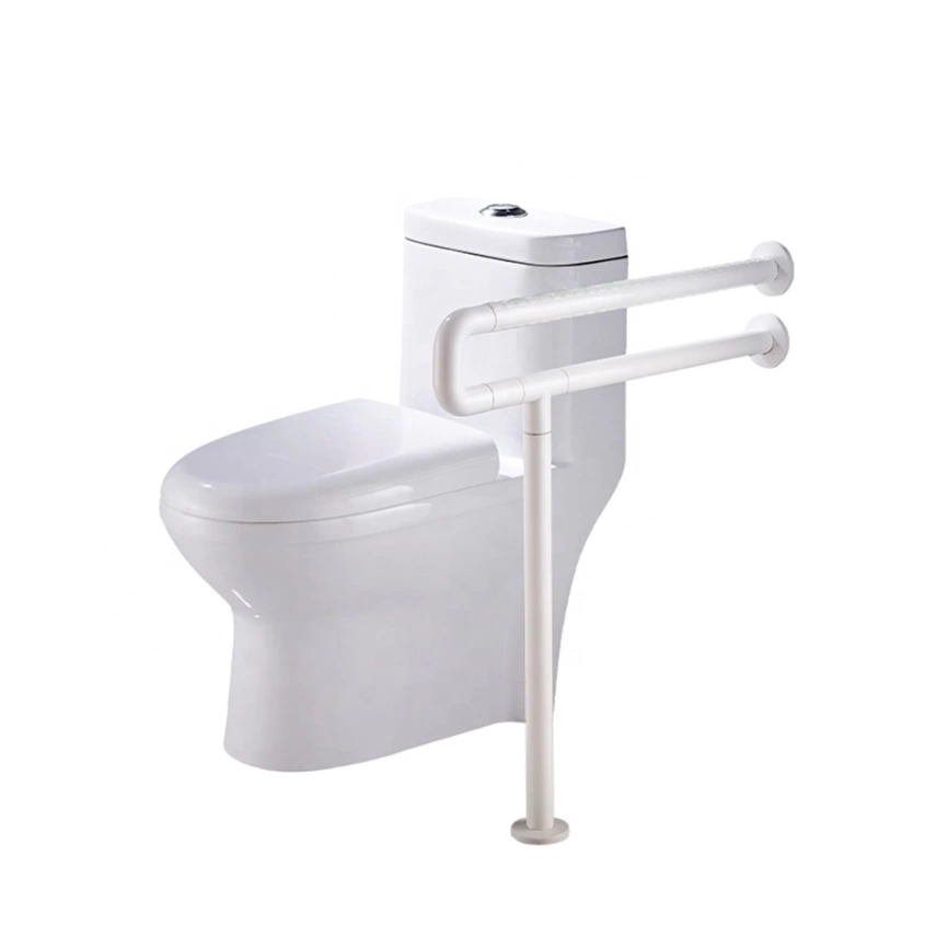 Поручень напольно-настенный для МГН Almacom HR-50A не откидной белый - фото 1