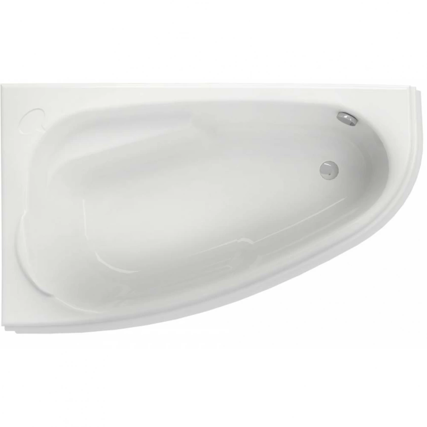 Ванна акриловая асимметричная Cersanit Joanna 150x95 с каркасом и панелью, левая
