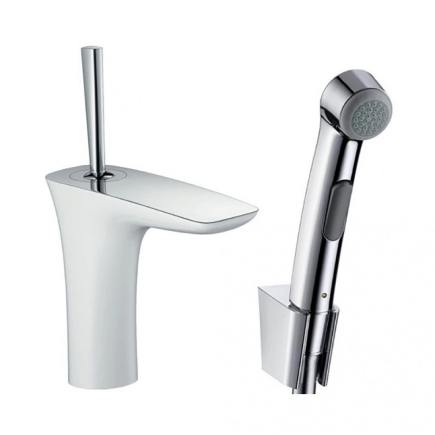 Смеситель для раковины Hansgrohe PuraVida 15275400 с гигиеническим душем